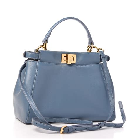 fendi peekaboo mini farfetch|Fendi nappa mini peekaboo.